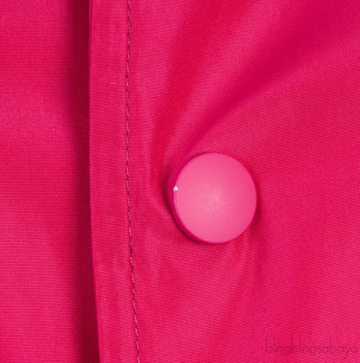 Fuchsia Pink Logo Hoodie Windbreaker