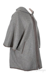 Grey Hooded Jacket