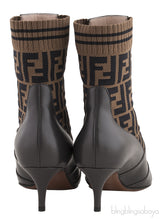Rockoko Logo-Jacquard Ankle Boots
