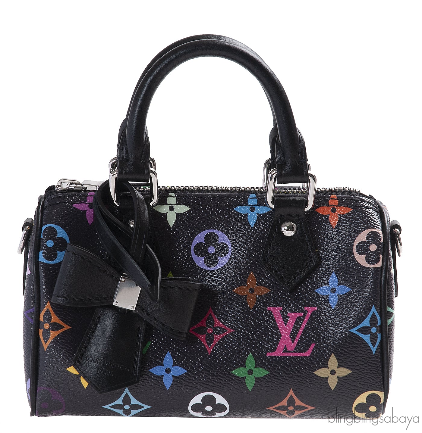 Louis Vuitton LV x TM Nano Monogram Speedy Black