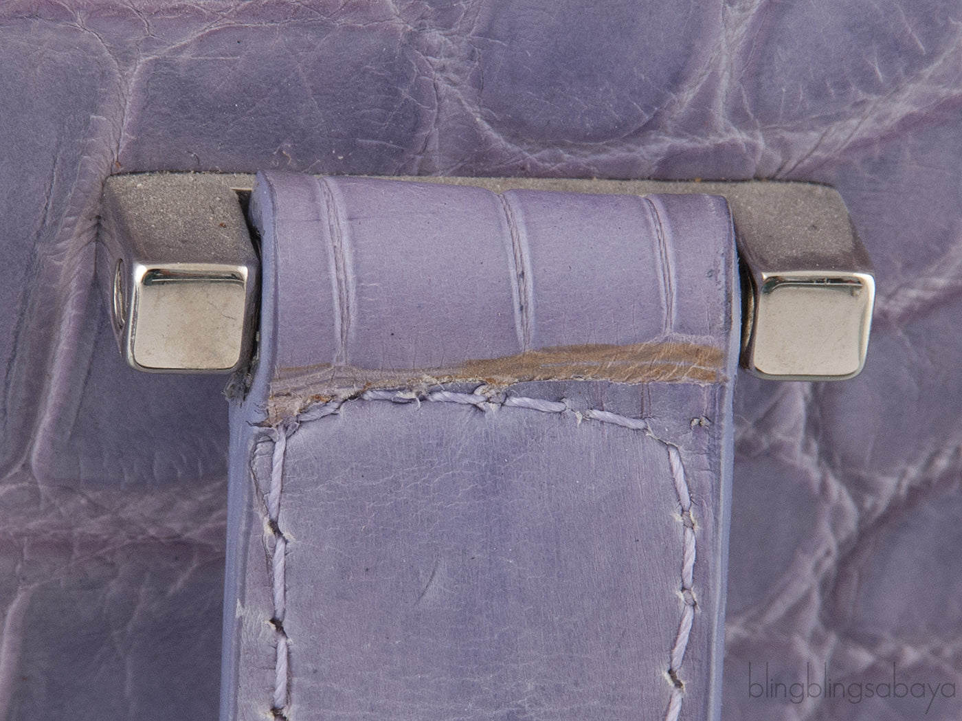 Kelly Cut Vermillon Swift Clutch GHW