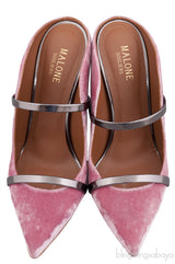 Maureen 100 Pink Velvet Heels