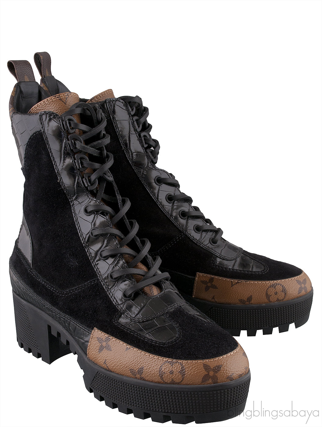 Laureate Monogram Desert Boots