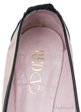 Beige Lace Bow Ballet Flat