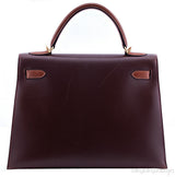 Kelly 32 Tricolor Box Calf Sellier