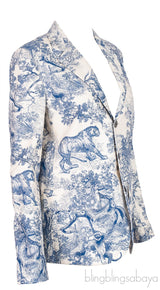 Blue Toile De Jouy Dior Blazer