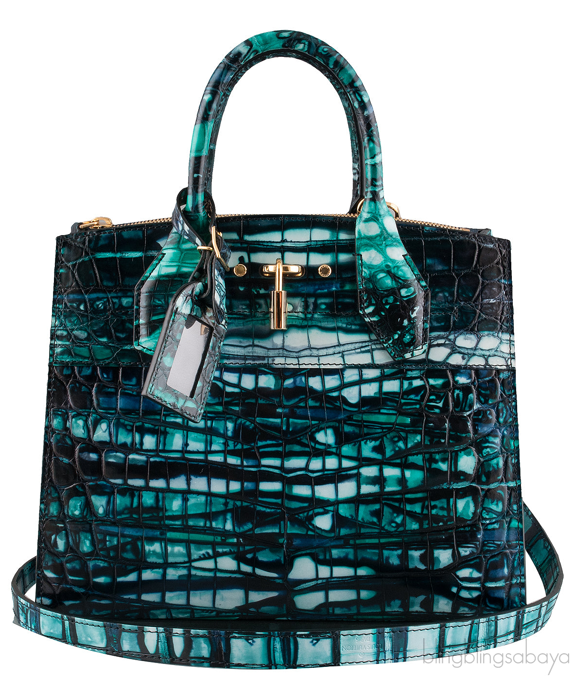 City Steamer Crocodile Bag PM