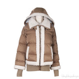 Bogner Suza Layered Hooded Shearling Jacket