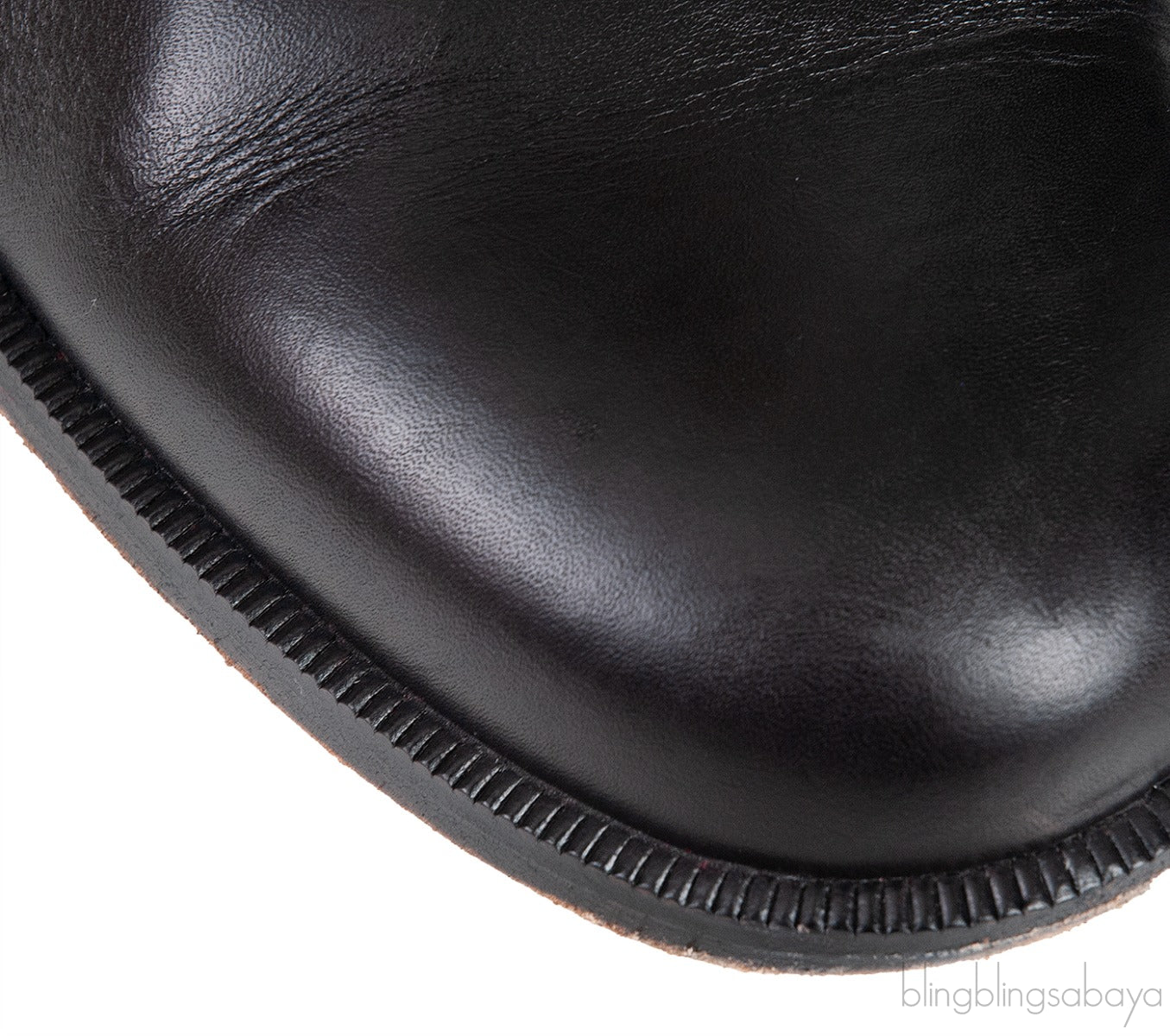 Black Rom Chic Flat Studded Boots