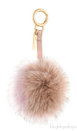 Fendi Bi-color Pom Pom Charms