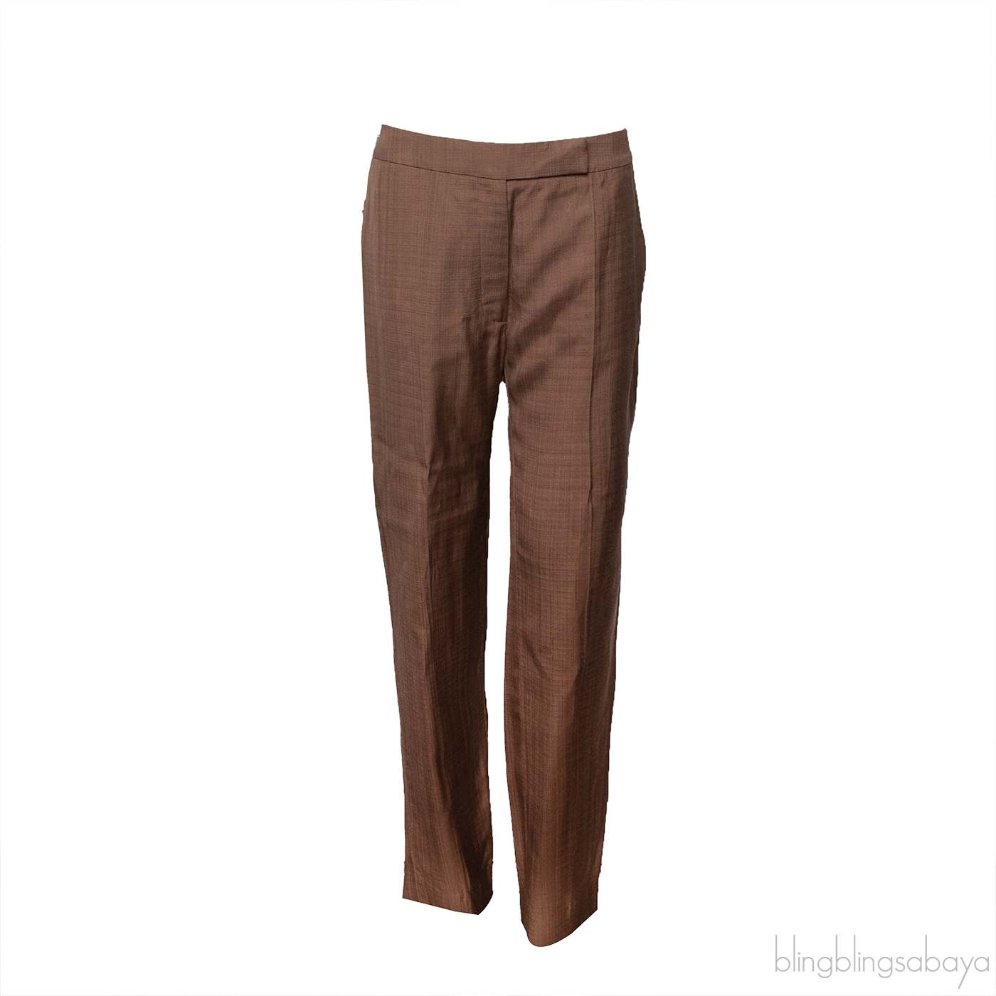 Brown Viscose Trouser