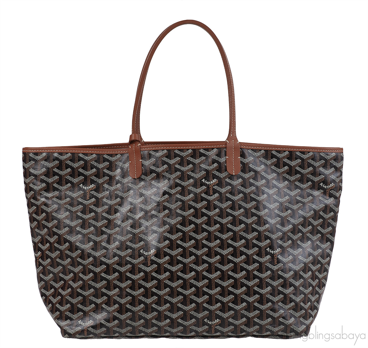 Goyard Saint Louis PM Tote Bag Goyardine Canvas