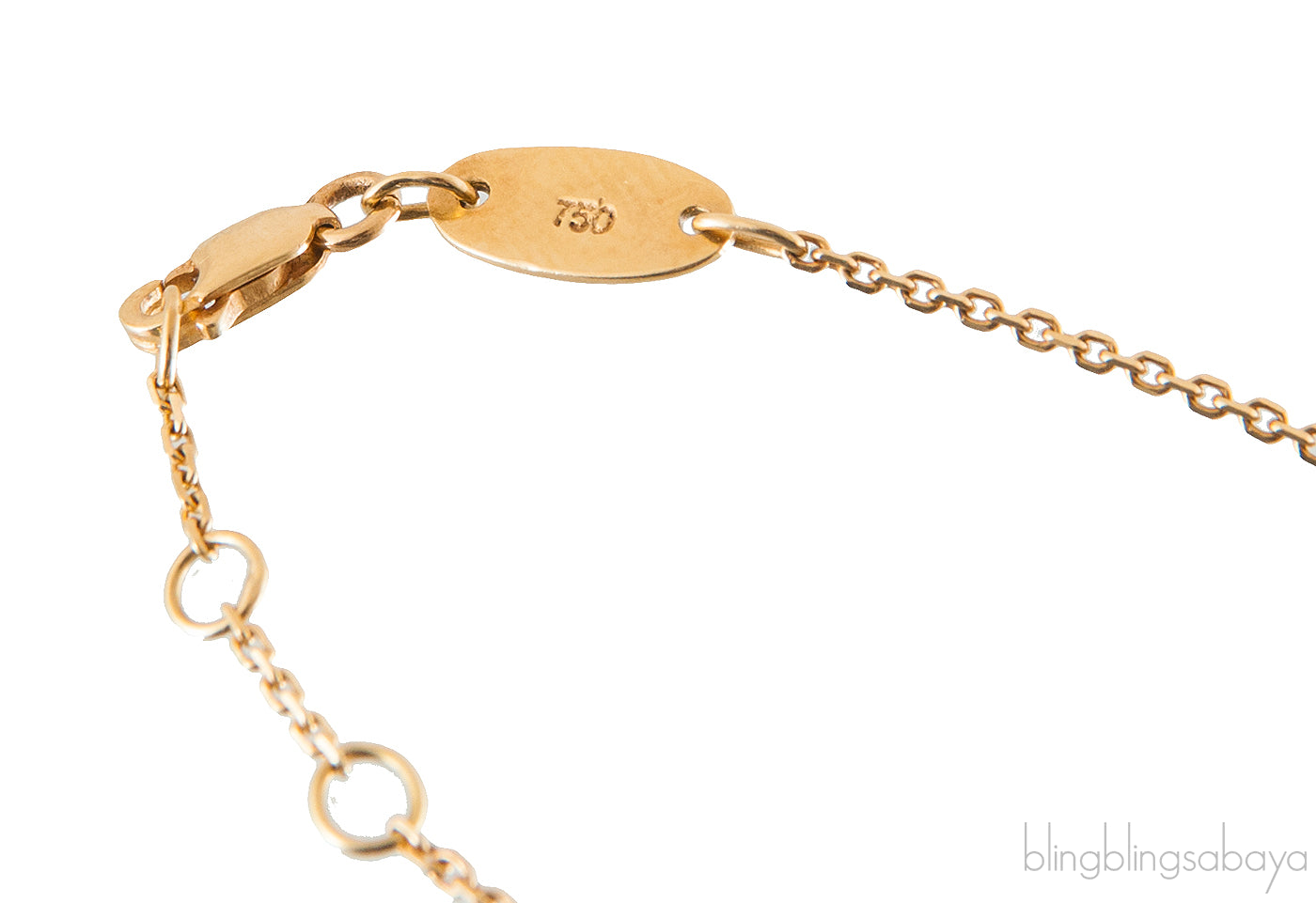 Gold Diamond Necklace & Bracelet