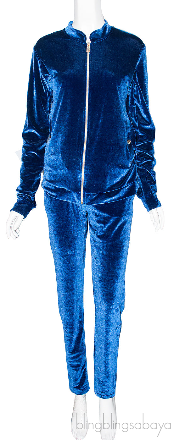 Velvet Blue Jacket & Trouser