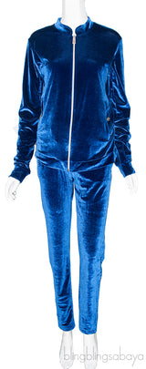 Velvet Blue Jacket & Trouser