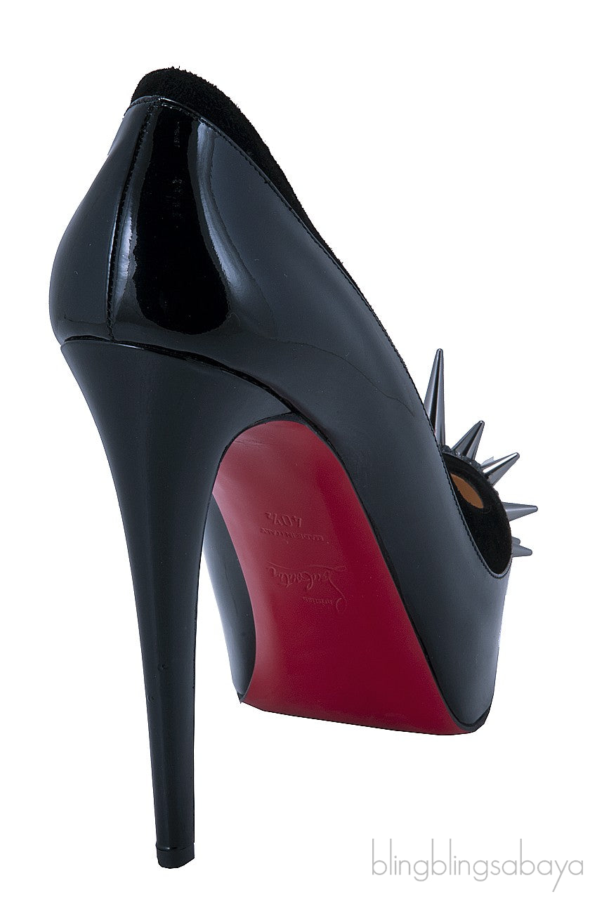 Asteroid Black Spike Toe Pumps
