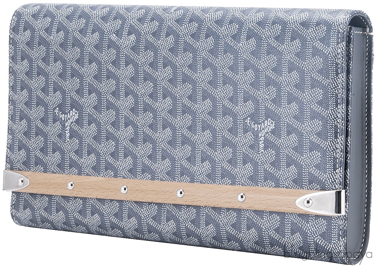Toile Grise Bois Clutch