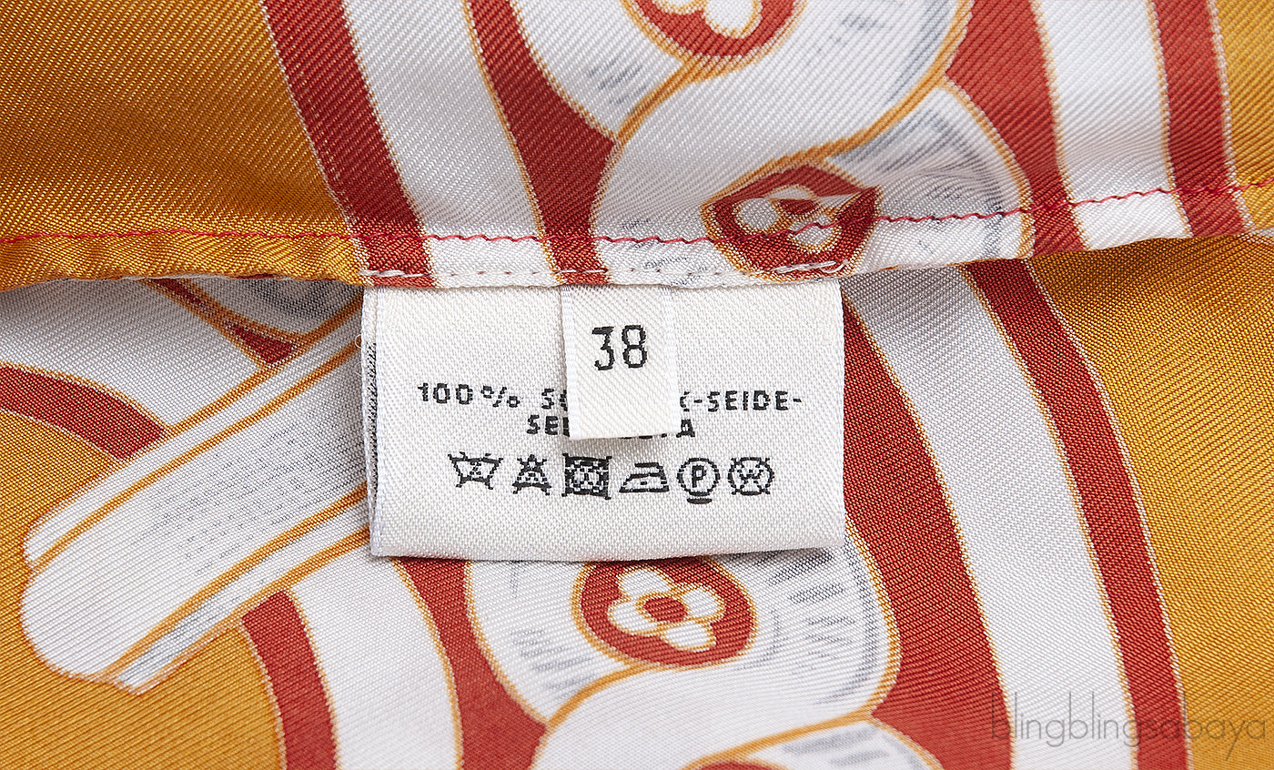 Hermes Silk Printed Multicolor Caftan Dress
