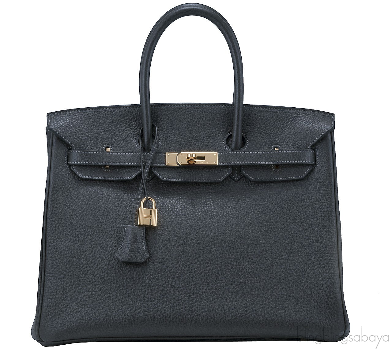 Birkin 35 Graphite GHW
