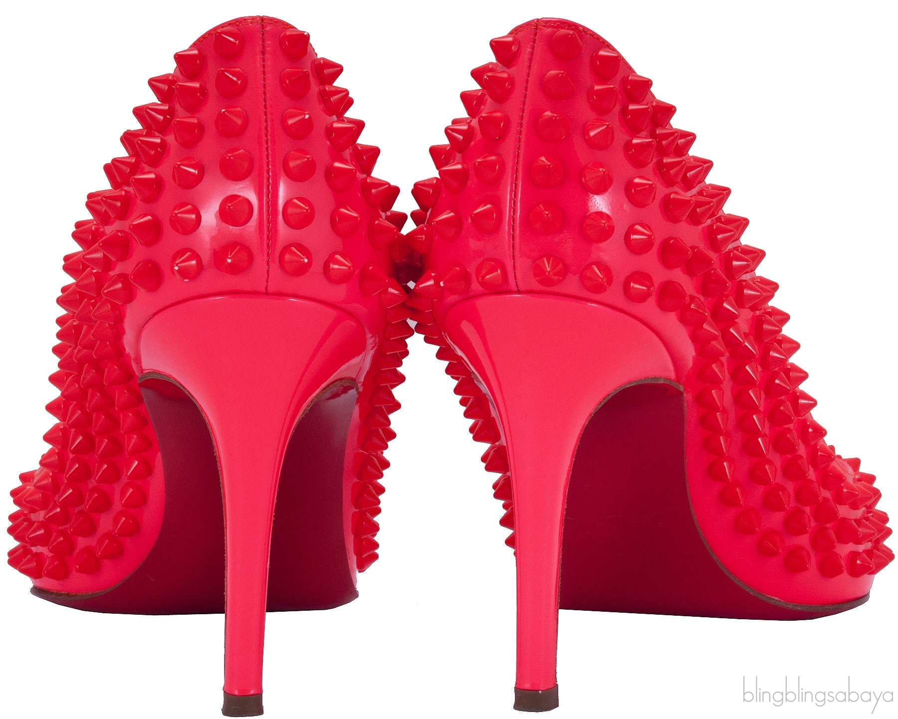 Pigalle Spikes Hot Pink Pump
