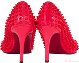 Pigalle Spikes Hot Pink Pump