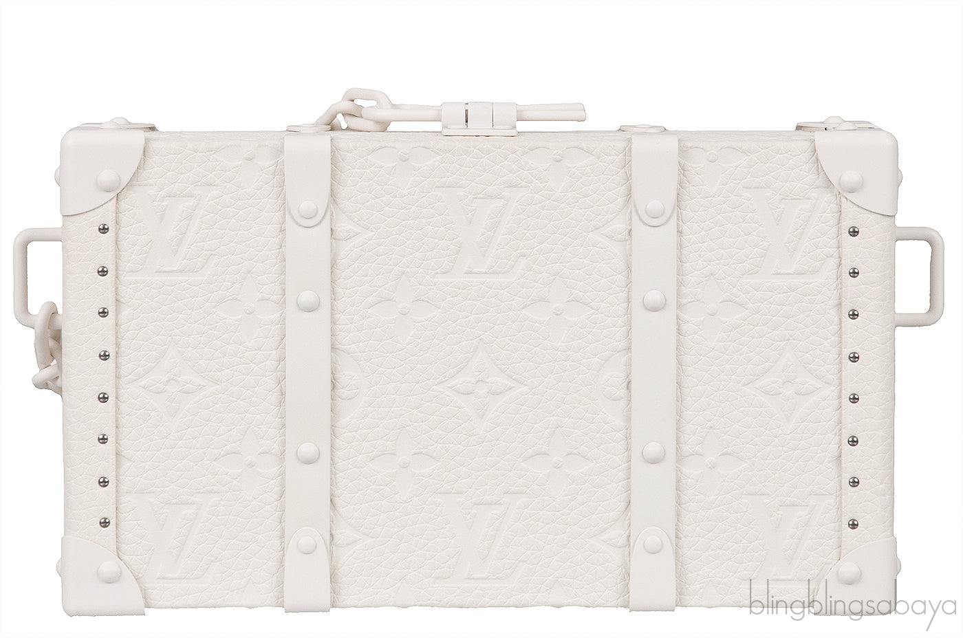 Monogram Powder White Wallet Trunk