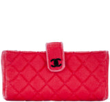 Velvet Orange Small Clutch w/ Chain