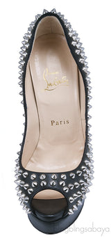 Lady Peep Toe Spikes 150 Pump
