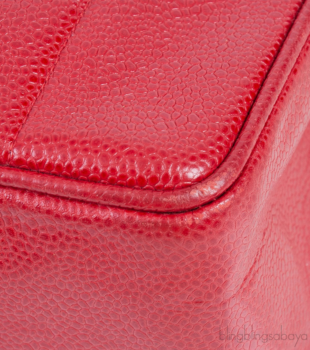 Red Caviar Vintage CC Flap Bag