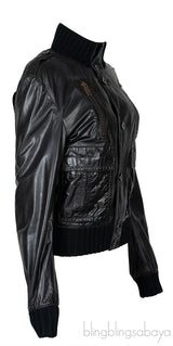 Black Leather Men\'s Jacket