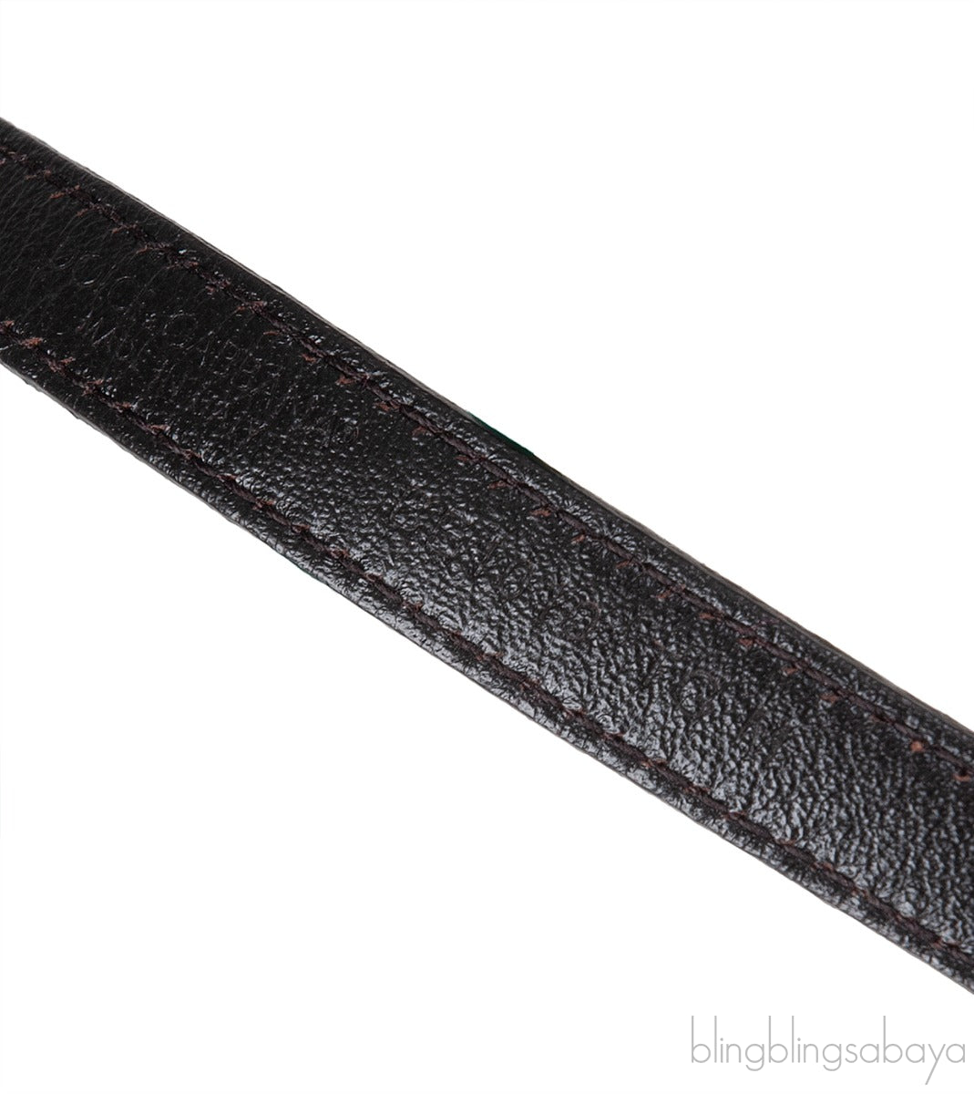Python Crystal Embellished Slim Belt