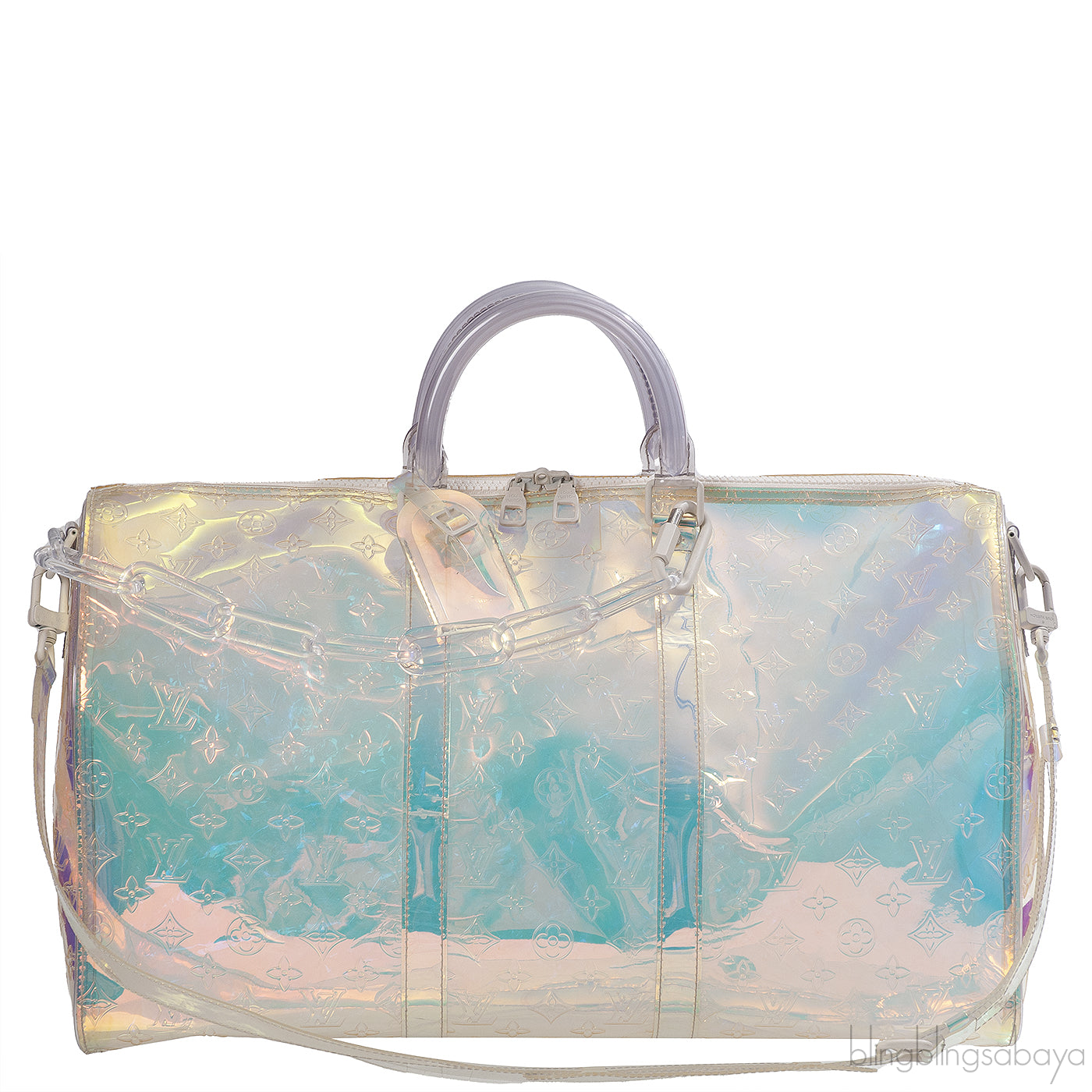 Louis Vuitton Monogram Prism Keepall Bandouliere 50
