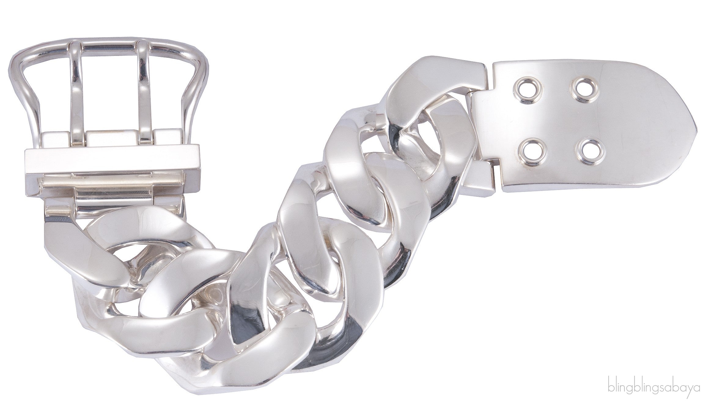 Boucle Sellier Silver Chain Bracelet