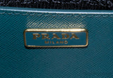 Green Mini Saffiano Leather Tote