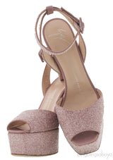 Pink Blush Lavina Platform Heels