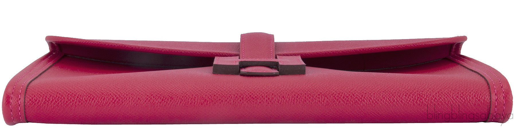 Jige Rouge Casaque Epsom Clutch GM