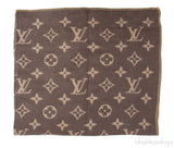 Monogram Wool Throw Blanket