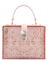 Plexiglass Padlock Top Handle Bag