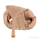 Bottega Veneta Nude Lido Intrecciato Square Toe Mule 38
