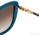 Charlotte Monogram Blue Sunglasses