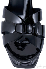 Patent Black Leather Tribute