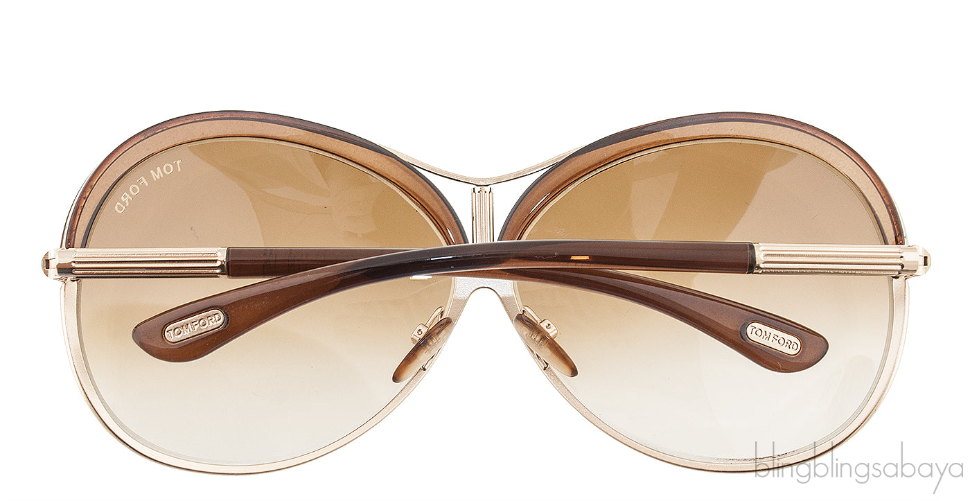 Brown Valesca Oversize Sunglasses