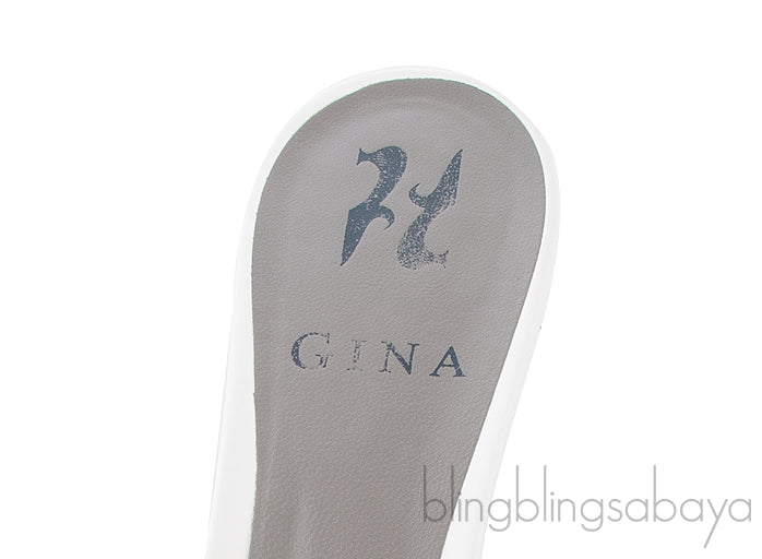 Galaxy White Heeled Sandals