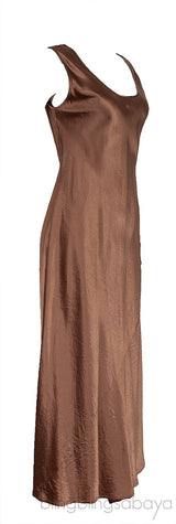 Capua Sleeveless Satin Midi Dress
