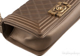 Small Gold Quilted Le Boy