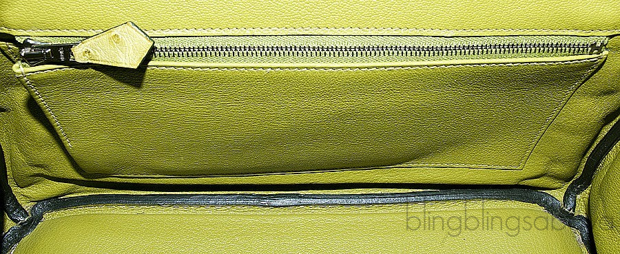 Birkin 30 Ostrich Vert Anis