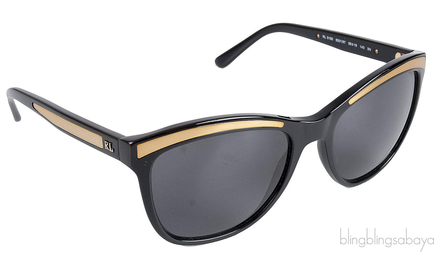 RL 8150 Black / Gold Sunglasses