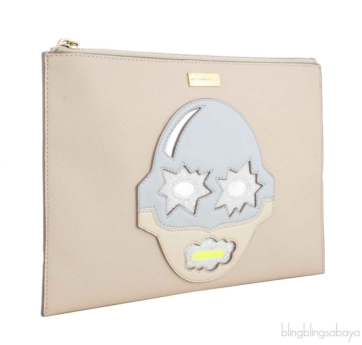 Beige Superstellaheroes Clutch