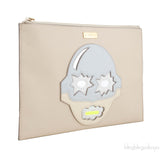 Beige Superstellaheroes Clutch