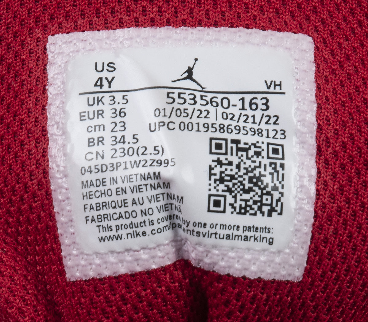 Jordan 1 Low Top Kid Sneakers